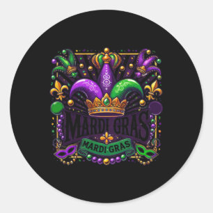 Autocollant Mardi Gras