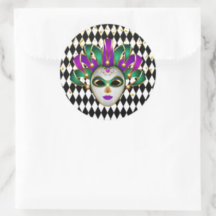 Autocollant Mardi Gras