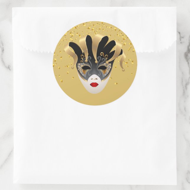 Autocollant Mardi Gras (Sac)