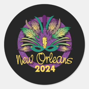 Autocollant Mardi Gras New Orleans - 2024