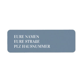 Autocollant Mariage Dusty Blue 01