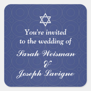 Autocollant Mariage juif