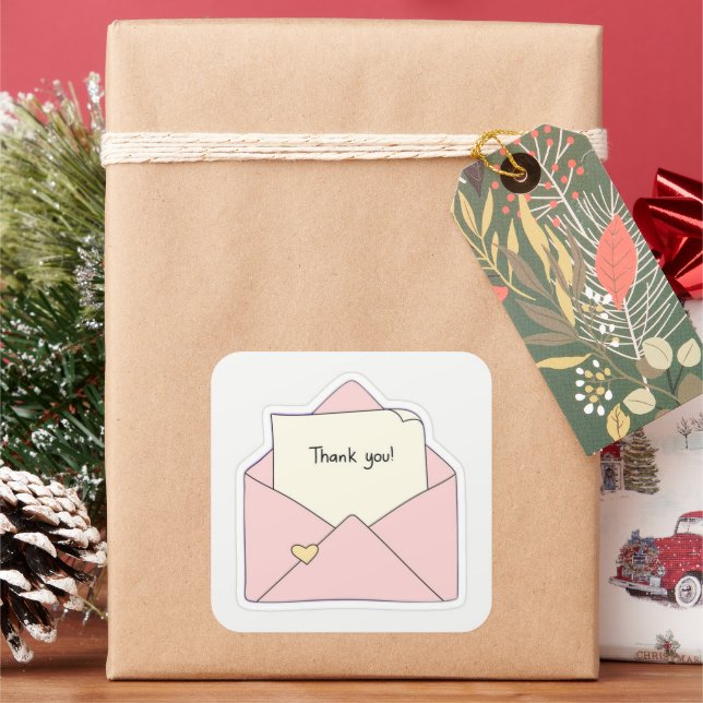 Autocollant Merci (vacances)