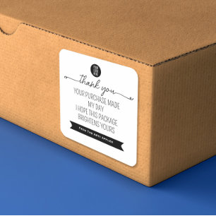 Autocollant Merci – Branding pour petites entrepri