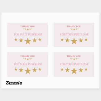 Autocollant Merci étoile 🌸