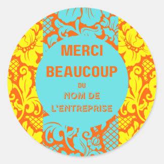 Autocollant "Merci"- "merci beaucoup"-Design 4