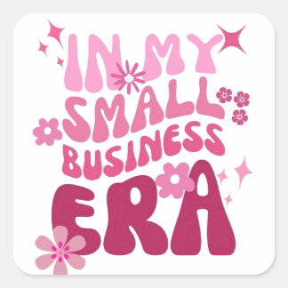 Autocollant Mignon De Mon Ère De Petite Entreprise