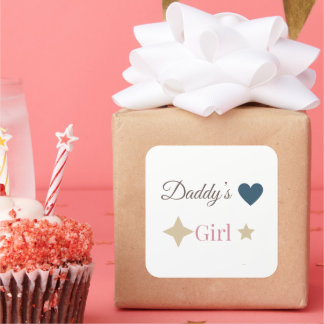 Autocollant Mignonne Fille à Papa – Douce Relation