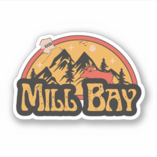 Autocollant Mill Bay, Alaska