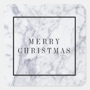 Autocollant minimal moderne de marbre de Joyeux