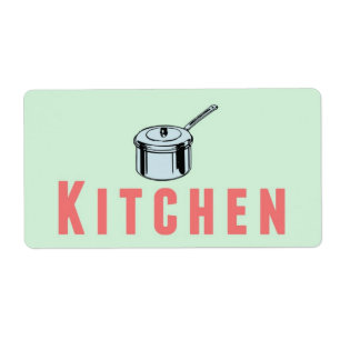 Autocollant mobile d'étiquette de boîte de cuisi
