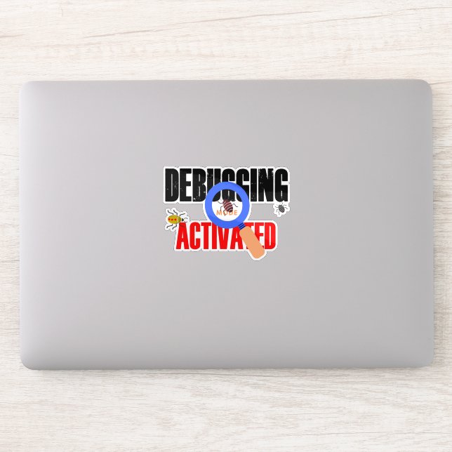 Autocollant Mode Débogage Activé pour la Programma (Ordinateur)