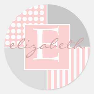 Autocollant Moderne Rose Fille