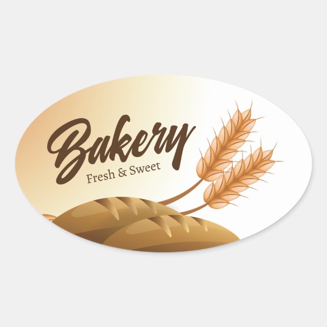 Autocollant modifiable du Étiquette de boulangerie (Devant)