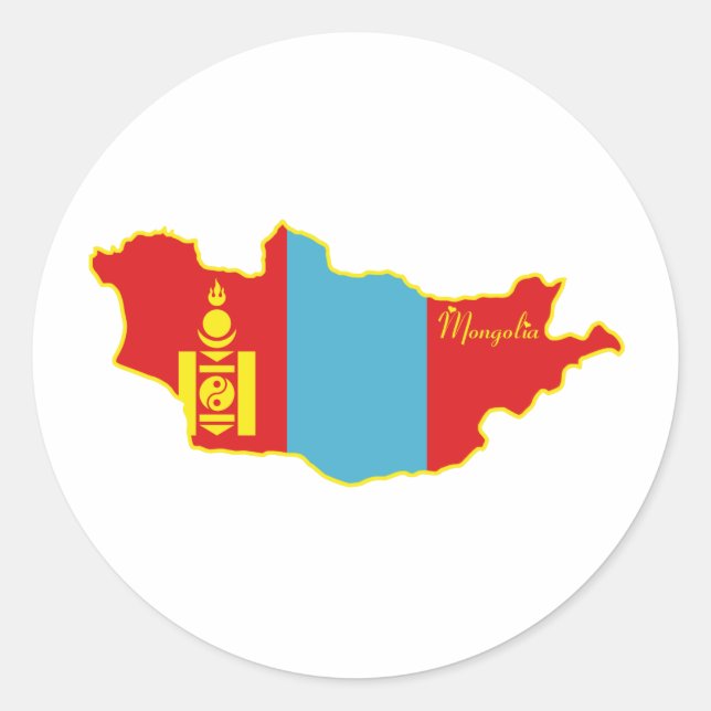 Autocollant Mongolie (Devant)