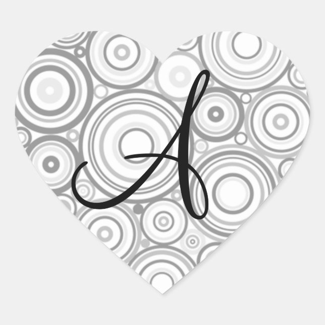 Autocollant Monogramme Mariage Monogramme personna (Devant)