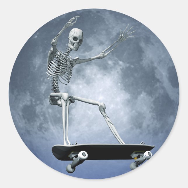 Autocollant Moonlight Skateboard (Devant)