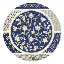Autocollant motif chinois