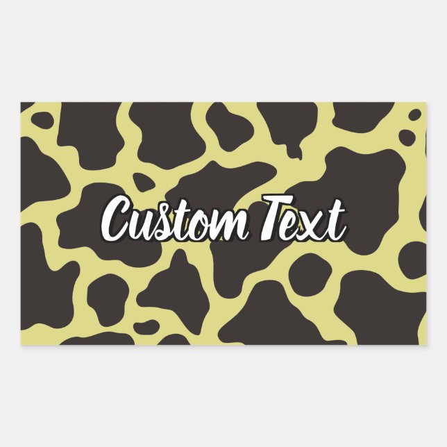 Autocollant Motif de vache (Devant)