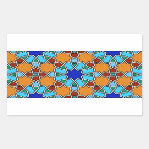 Autocollant motif géométrique islamique