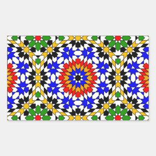 Autocollant motif géométrique islamique