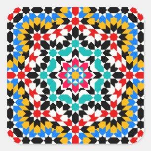 Autocollant motif géométrique islamique