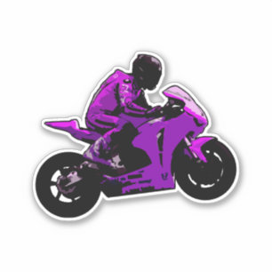 Autocollant moto
