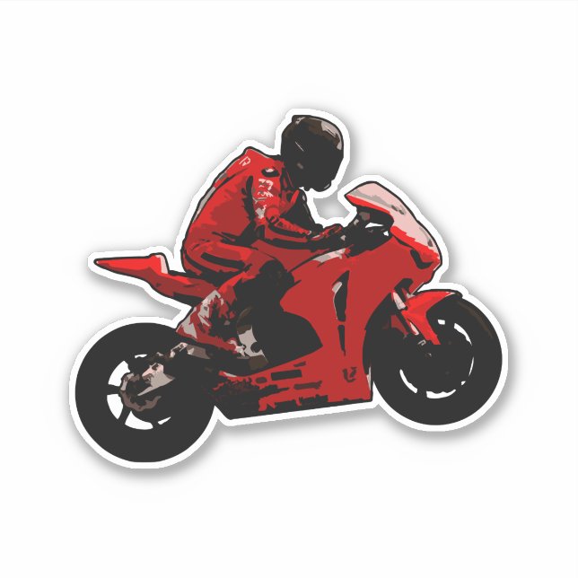 Autocollant moto (Devant)