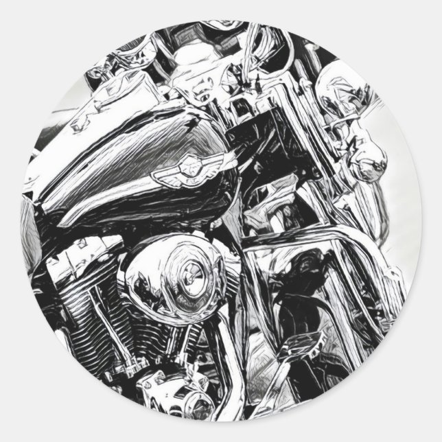 Autocollant moto moto Sketch (Devant)