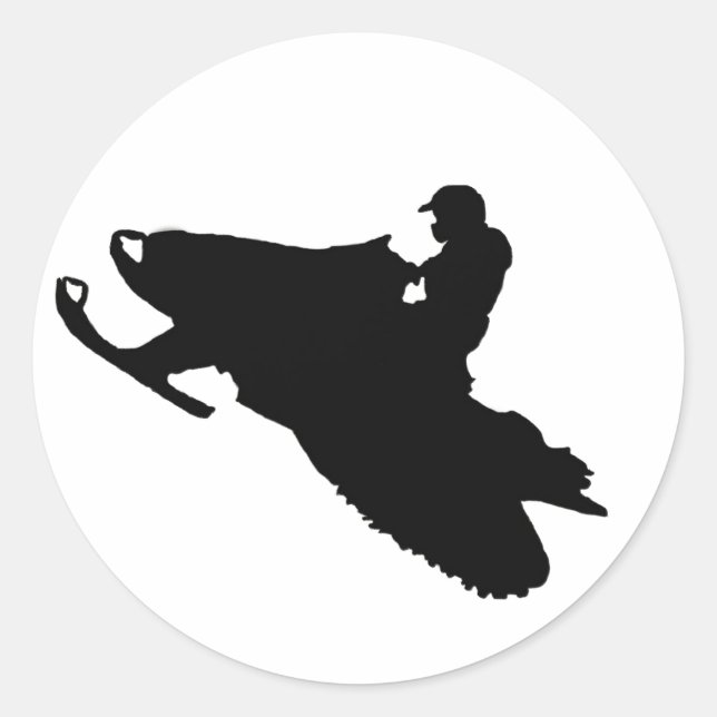 autocollant motoneige (Devant)