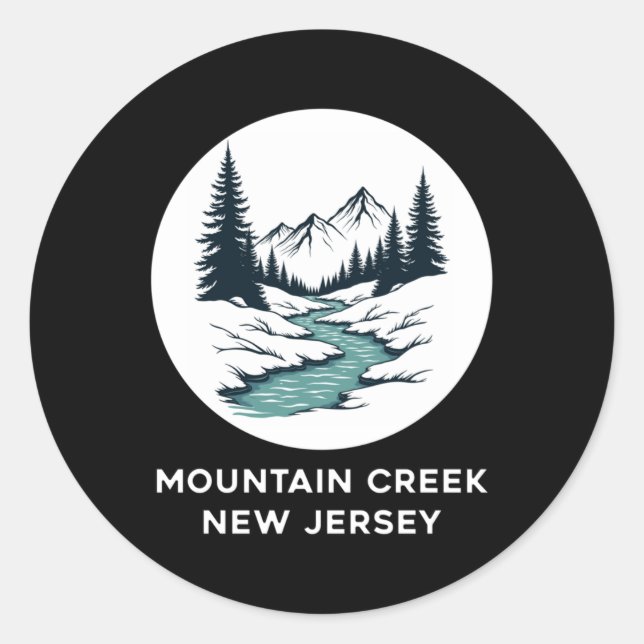 Autocollant Mountain Creek New Jersey (Devant)