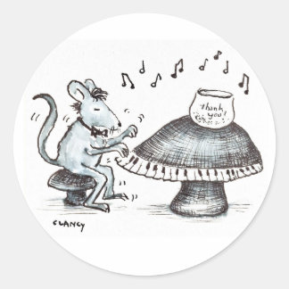 Autocollant Mushroom Music