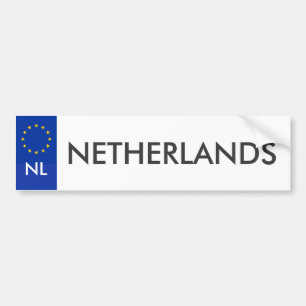 Autocollant néerlandais de carte grise