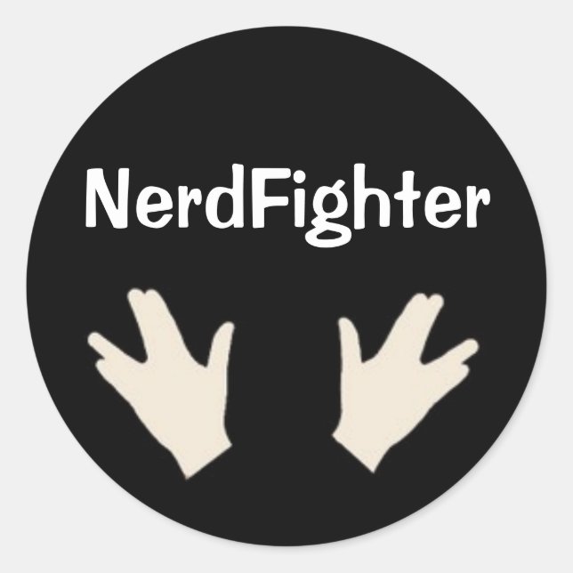 Autocollant NerdFighter - DFTBA (Devant)