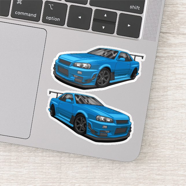 Autocollant Nissan Skyline (Détail)