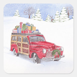 autocollant Noël Woody