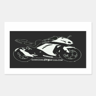 Autocollant noir et blanc de forum de Ninja 300