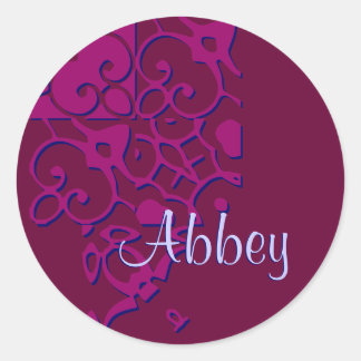 Autocollant Nom II du concepteur d'abbaye