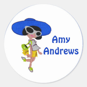 Autocollant nommé d'étiquette