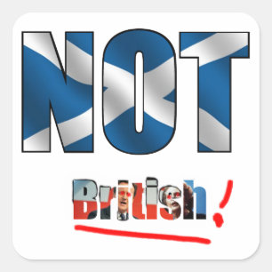 Autocollant non britannique