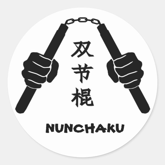 Autocollant Nunchaku (Devant)