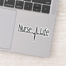 Autocollant Nurse Life - EKG