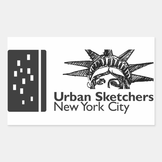 Autocollant NYC Urban Sketchers (Devant)