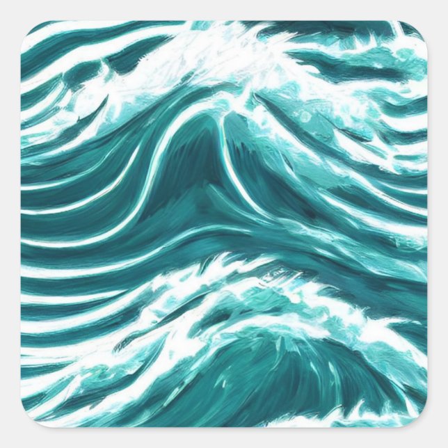 Autocollant Ocean Waves (Devant)