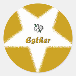 Autocollant OES Floral Star Point - Esther