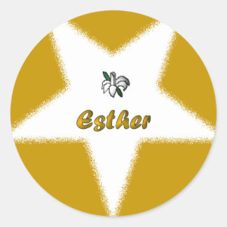 Autocollant OES Floral Star Point - Esther