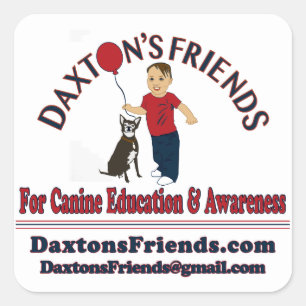 Autocollant officiel des amis de Daxton