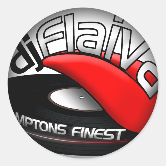 Autocollant officiel Dj Flaiva (Devant)