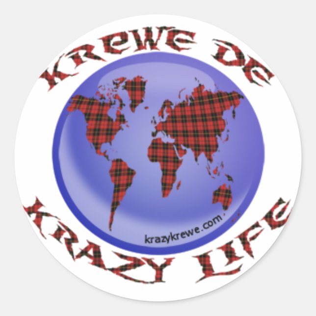 Autocollant officiel du logo Krewe ! (Devant)