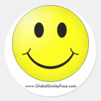 Autocollant officiel GlobalSmileyFace.com